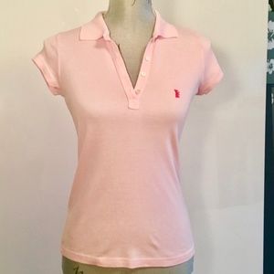 Juicy Couture Pink Polo Top